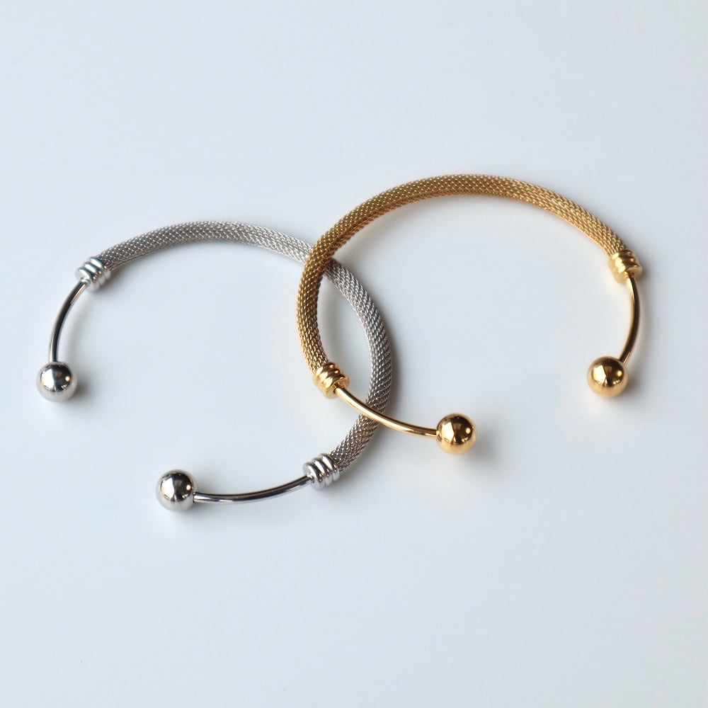 N149 stainless mesh bangle