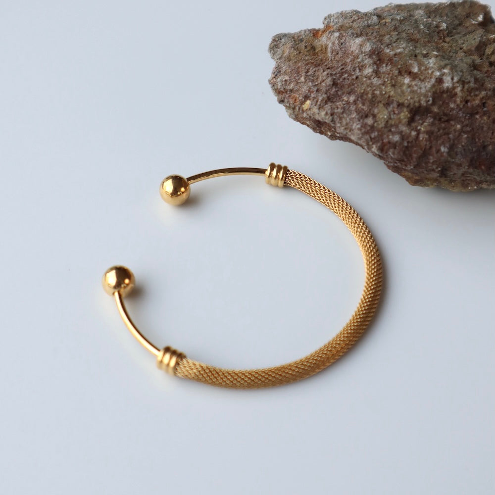 N149 stainless mesh bangle