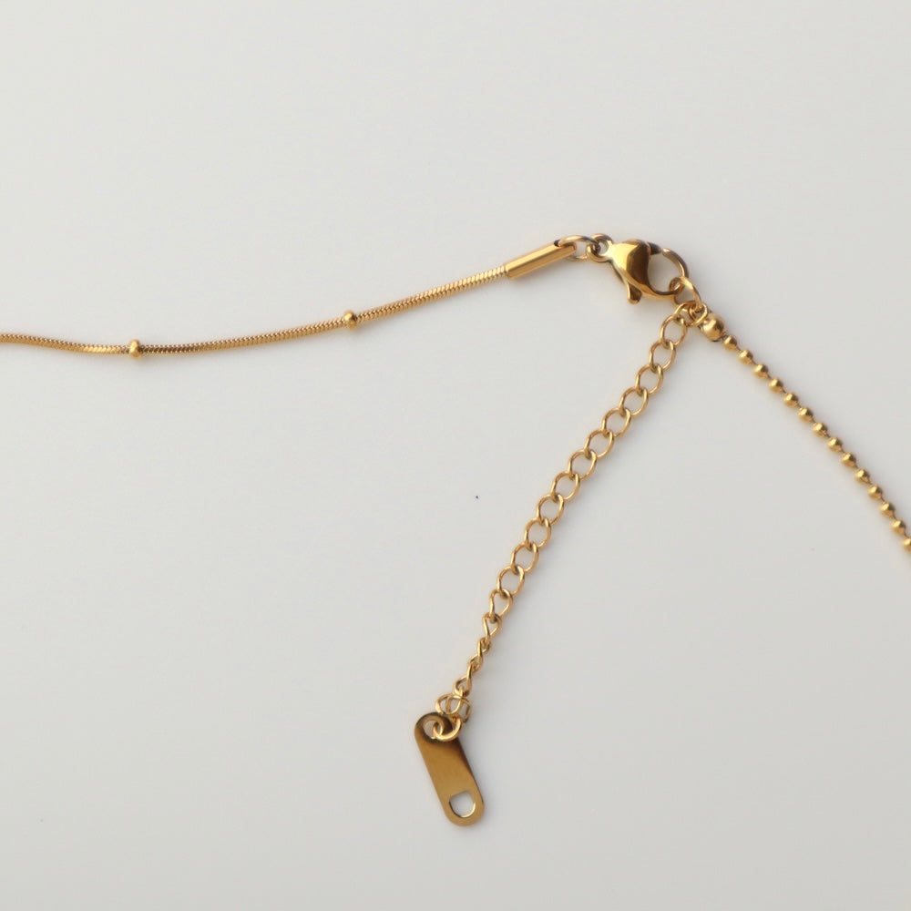 N171 stainless 2 types chain necklace