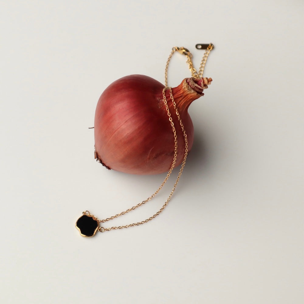 N179 stainless plate necklace
