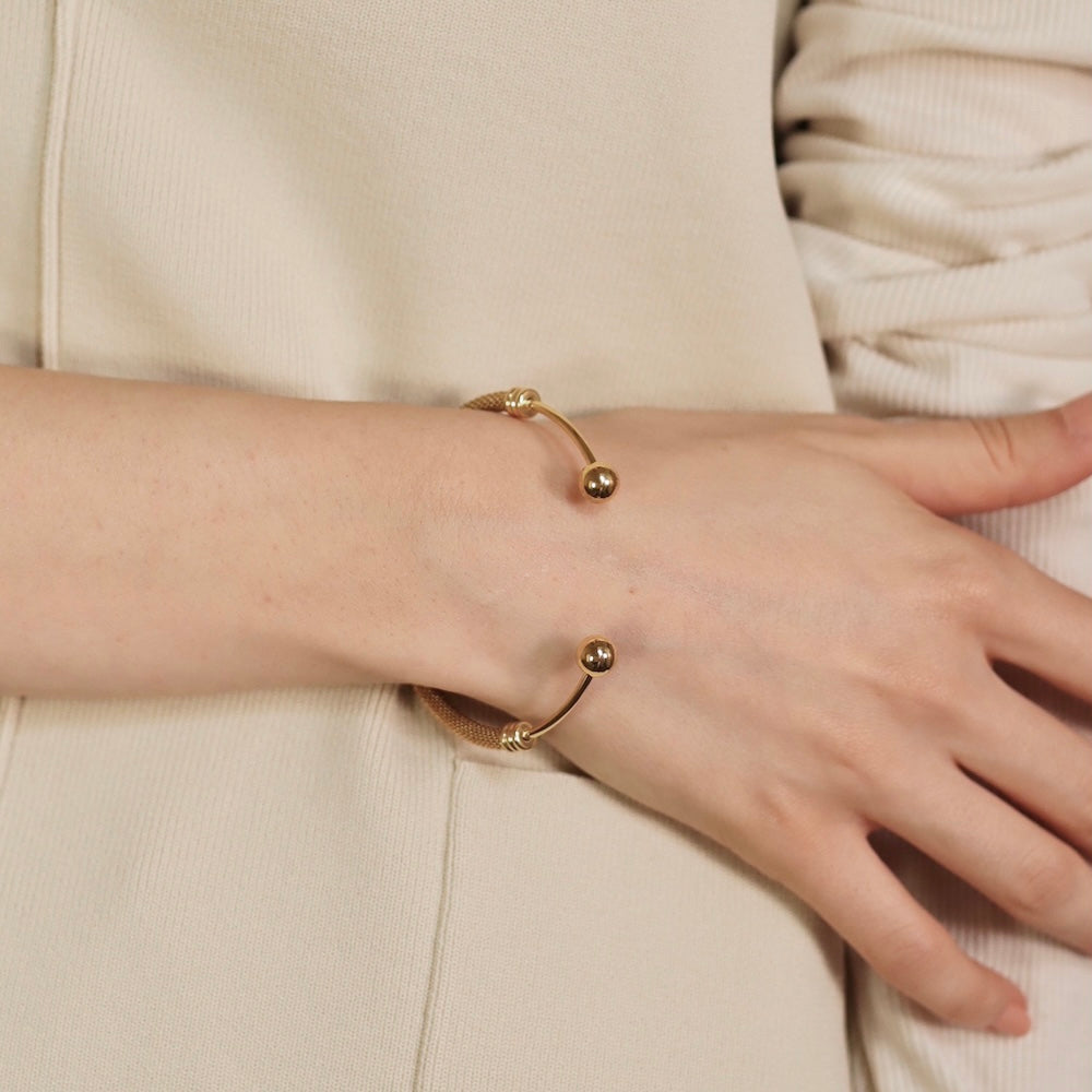 N149 stainless mesh bangle