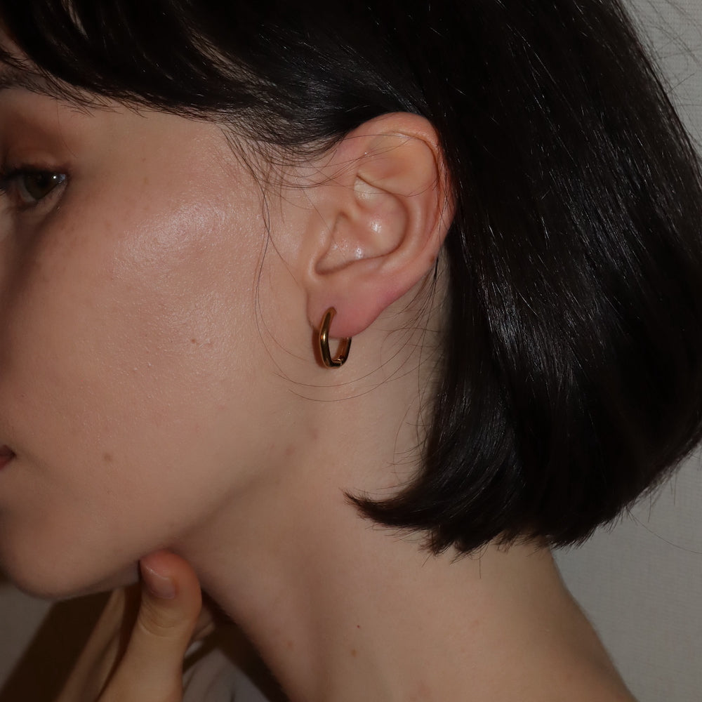 P210 stainless hexagon minimum hoop pierce