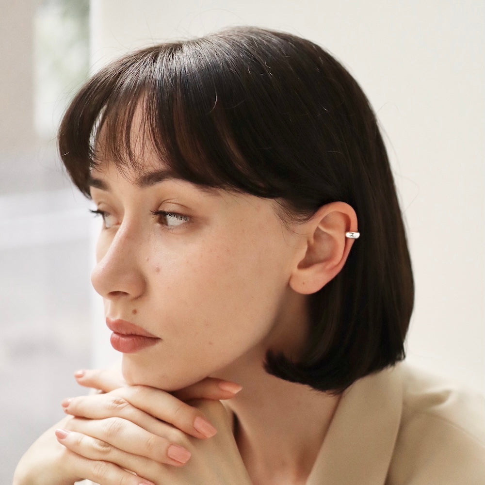 C131 silver925 volumy earcuff
