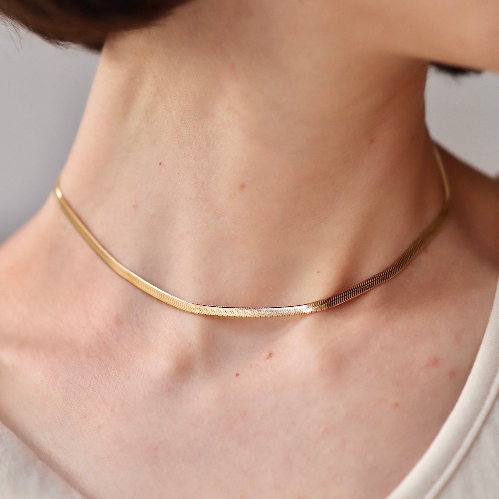 N071 stainless back design necklace