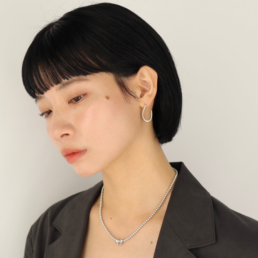 P054 open drop matte pierce