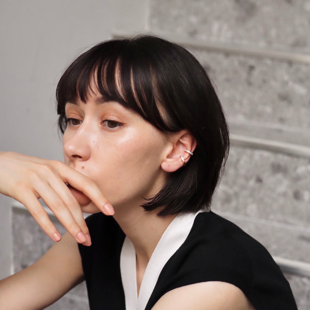 C018 stainless sizefree ear cuff