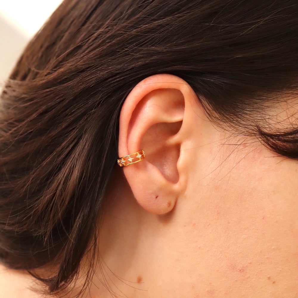C122 silver925 brilliant earcuff