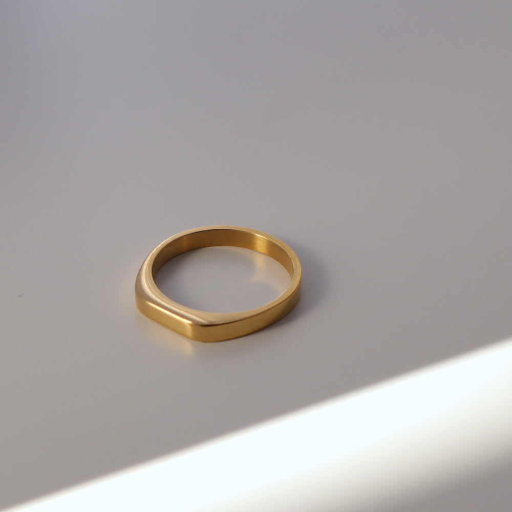 R032 stainless square top ring