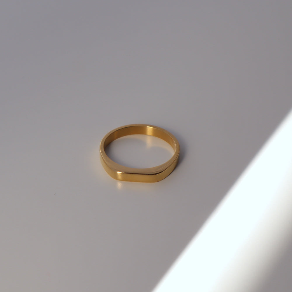 R032 stainless square top ring