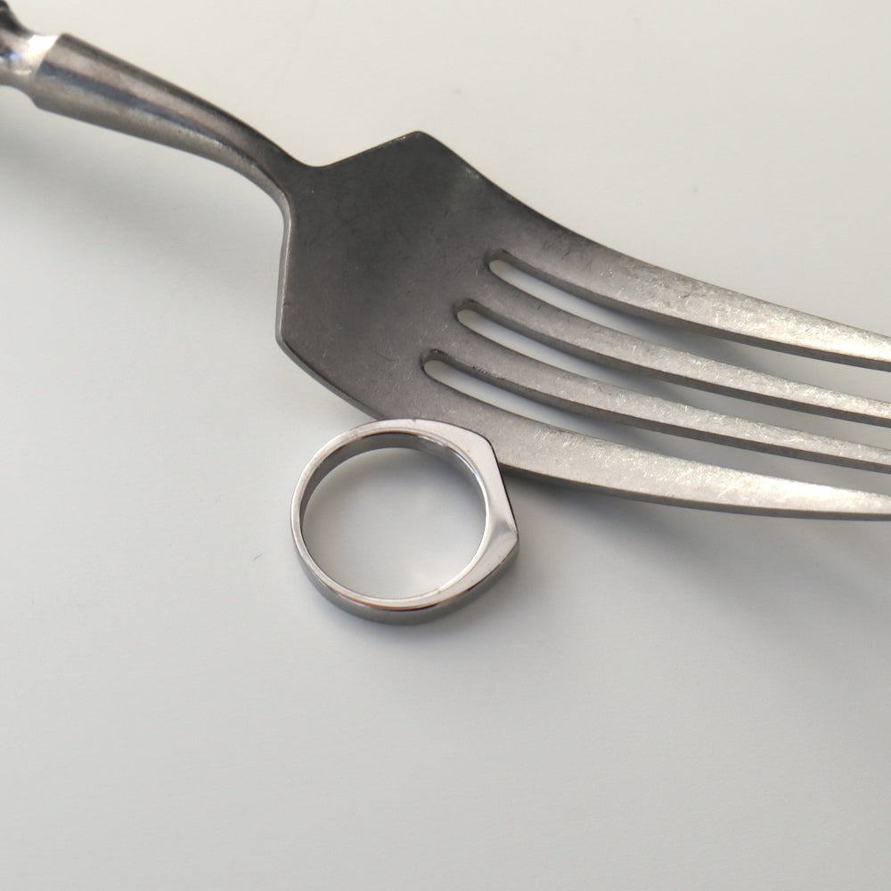 R032 stainless square top ring