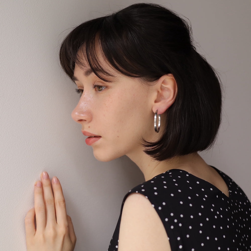 P292 stainless oversized hoop pierce