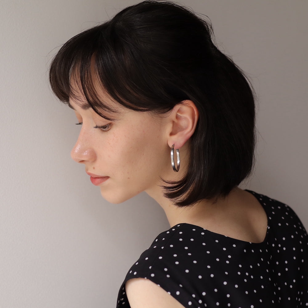P292 stainless oversized hoop pierce