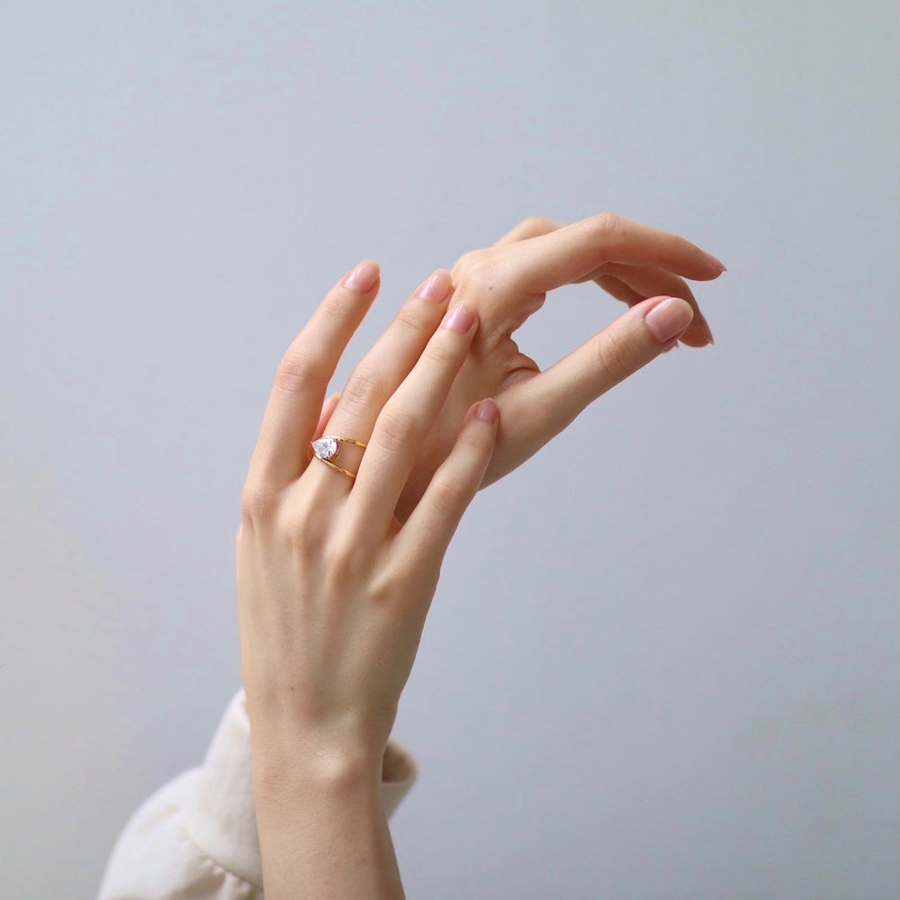R033 stainless oversized zirconia ring