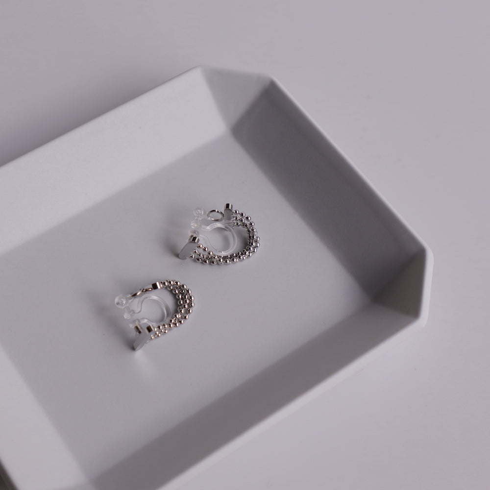 P305 stainless chain hoop pierce