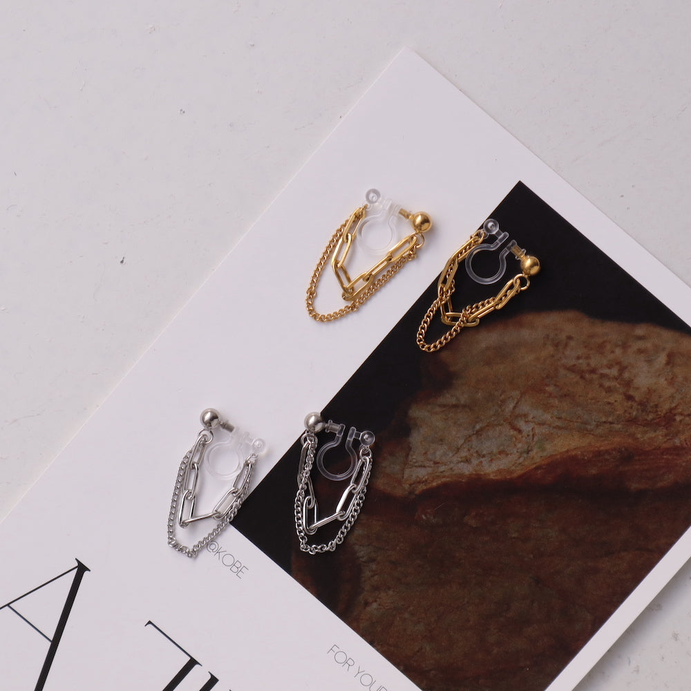 P123 stainless chain hoop pierce