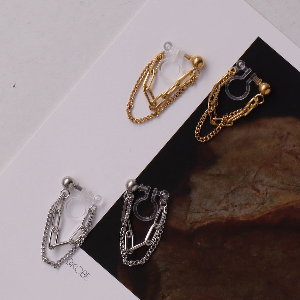 P123 stainless chain hoop pierce