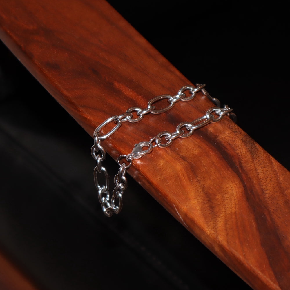 N058 stainless cross chain adjust free bracelet