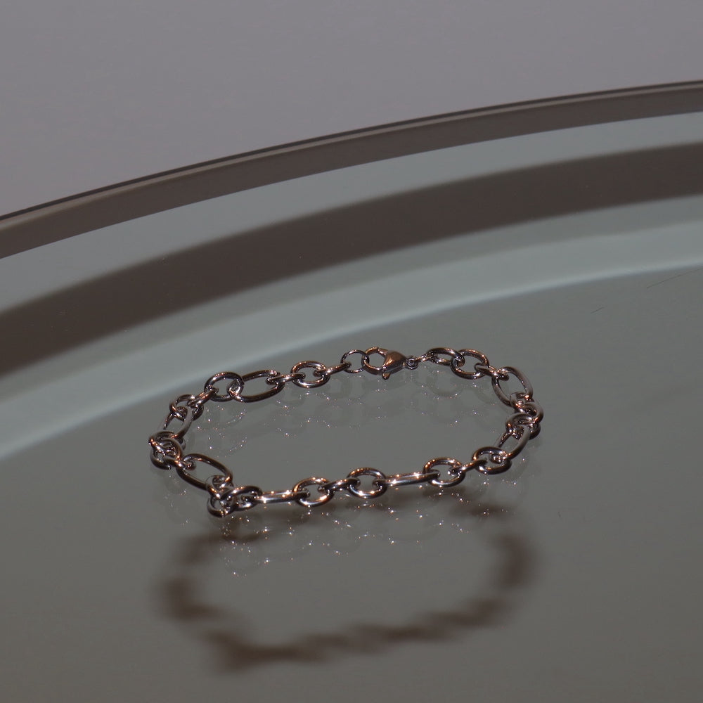 N058 stainless cross chain adjust free bracelet