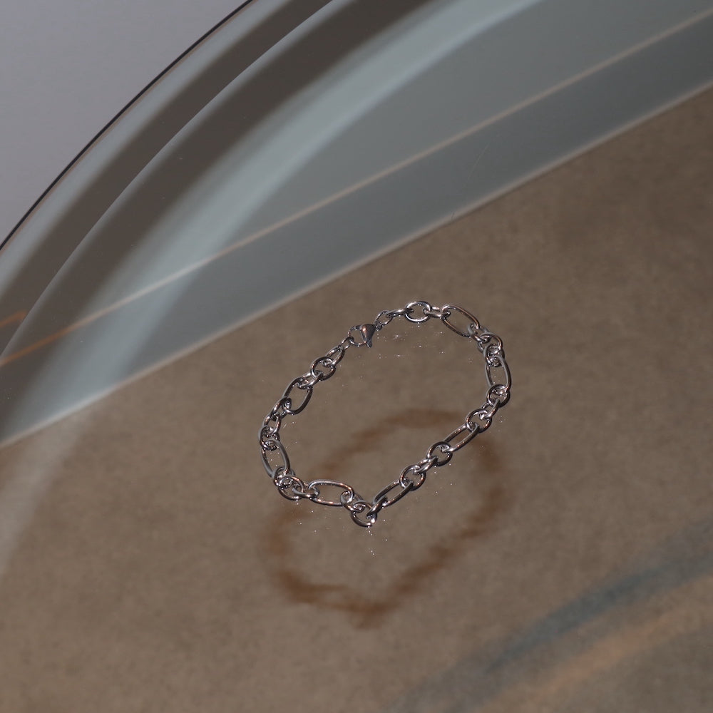 N058 stainless cross chain adjust free bracelet