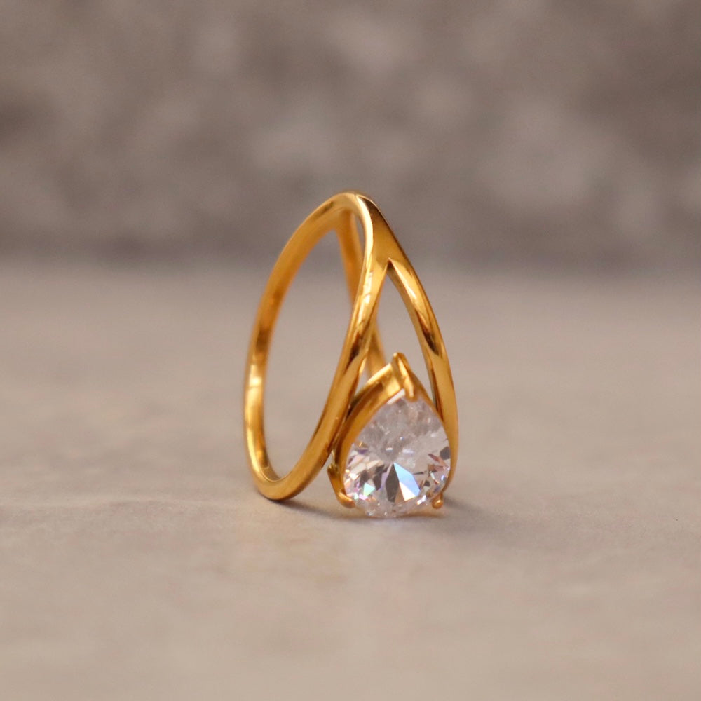 R033 stainless oversized zirconia ring