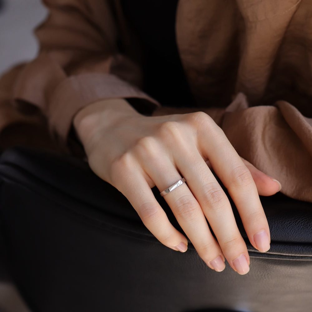 R032 stainless square top ring
