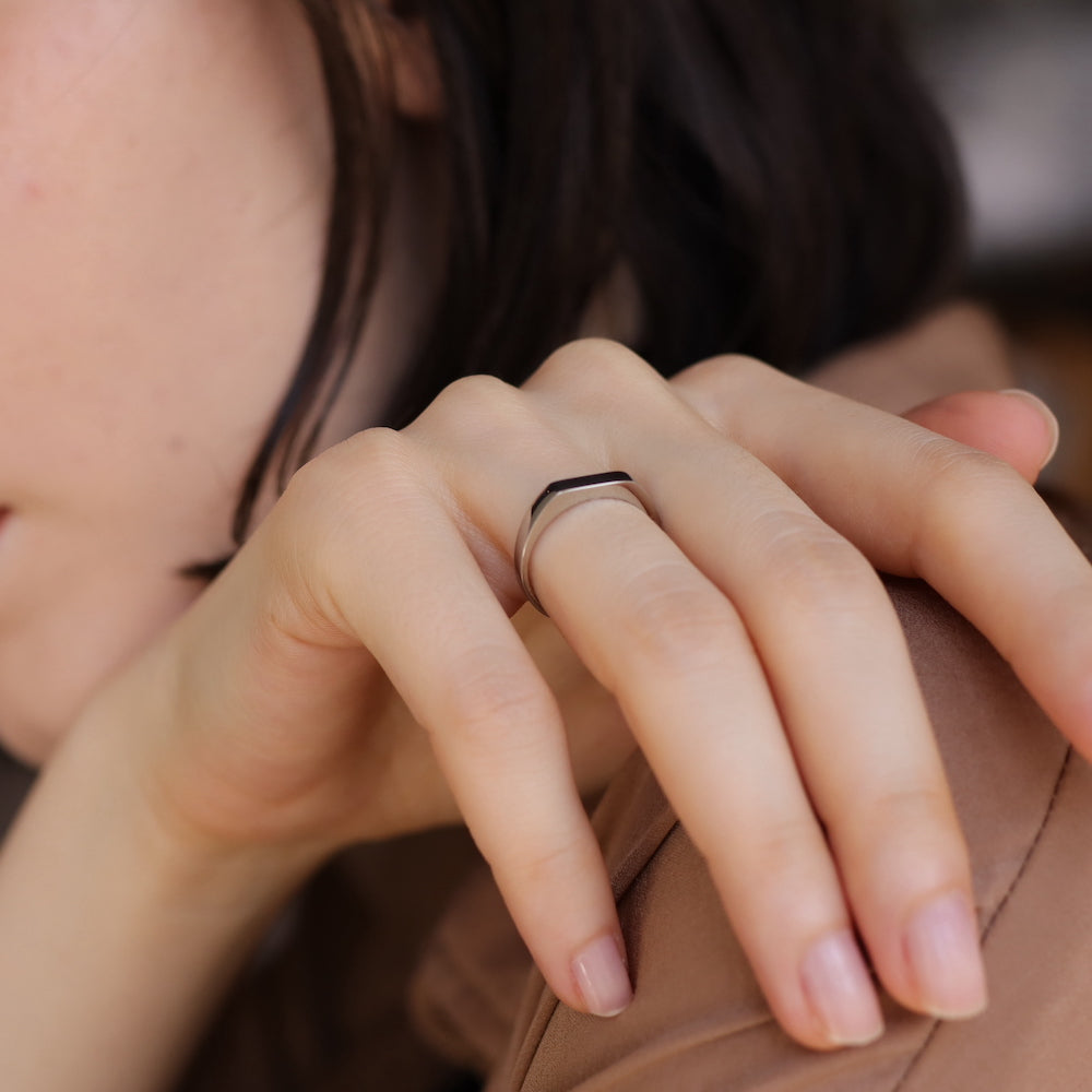 R032 stainless square top ring