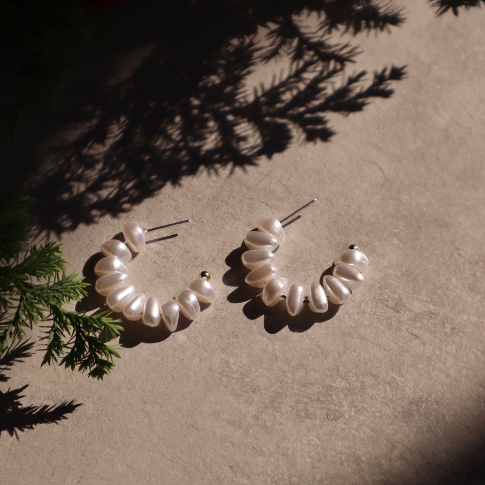 P243 half hoop pearl pierce