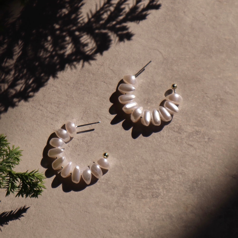 P243 half hoop pearl pierce
