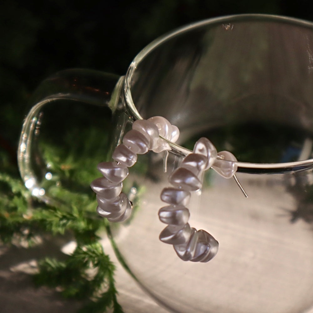 P243 half hoop pearl pierce