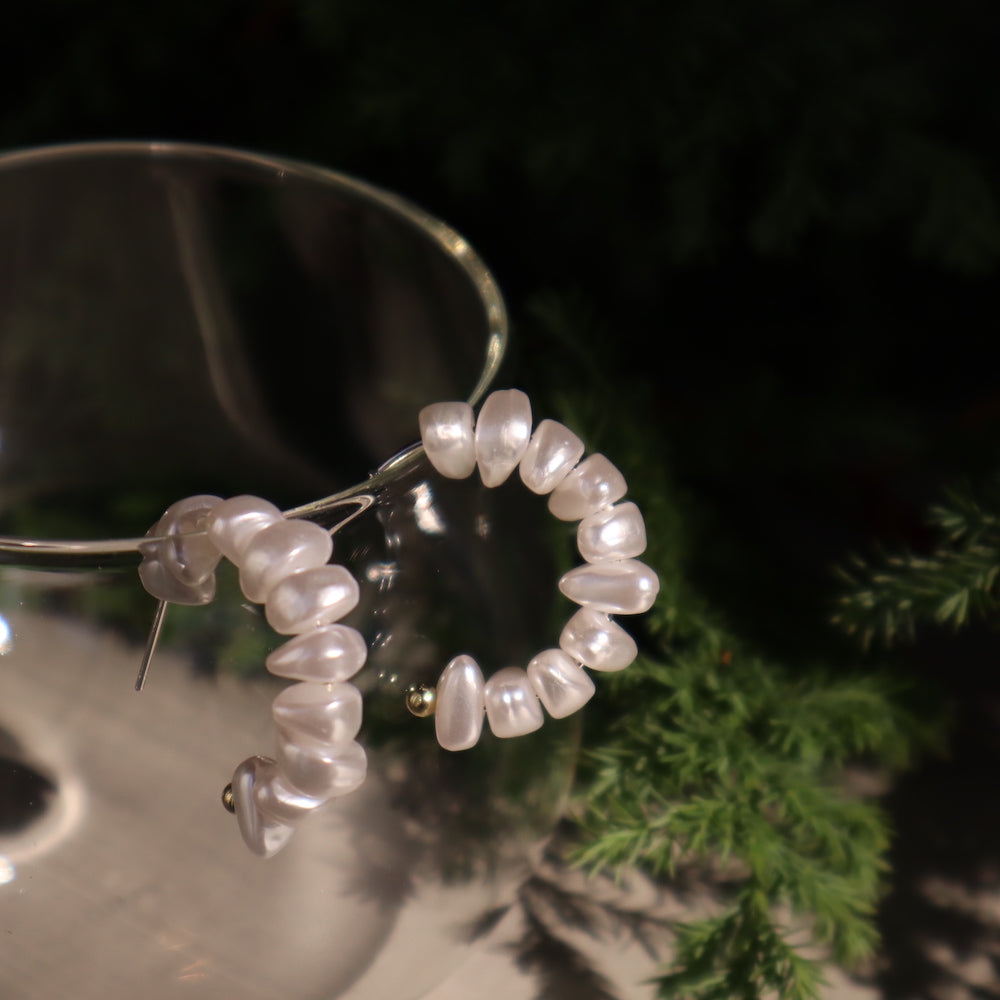 P243 half hoop pearl pierce