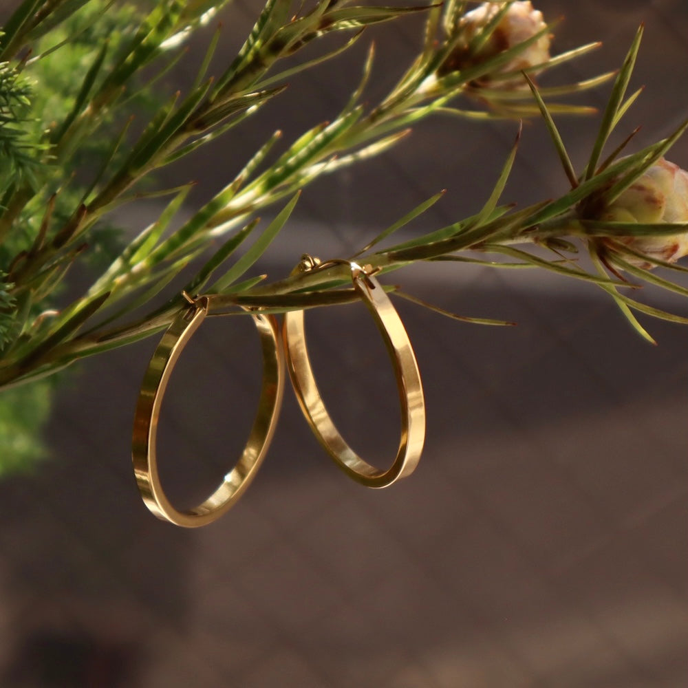 P292 stainless oversized hoop pierce