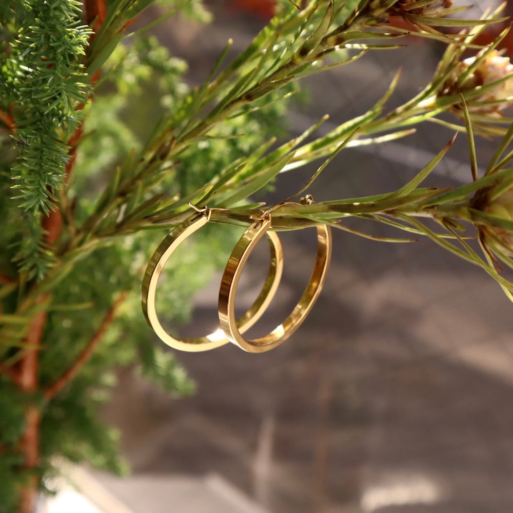 P292 stainless oversized hoop pierce