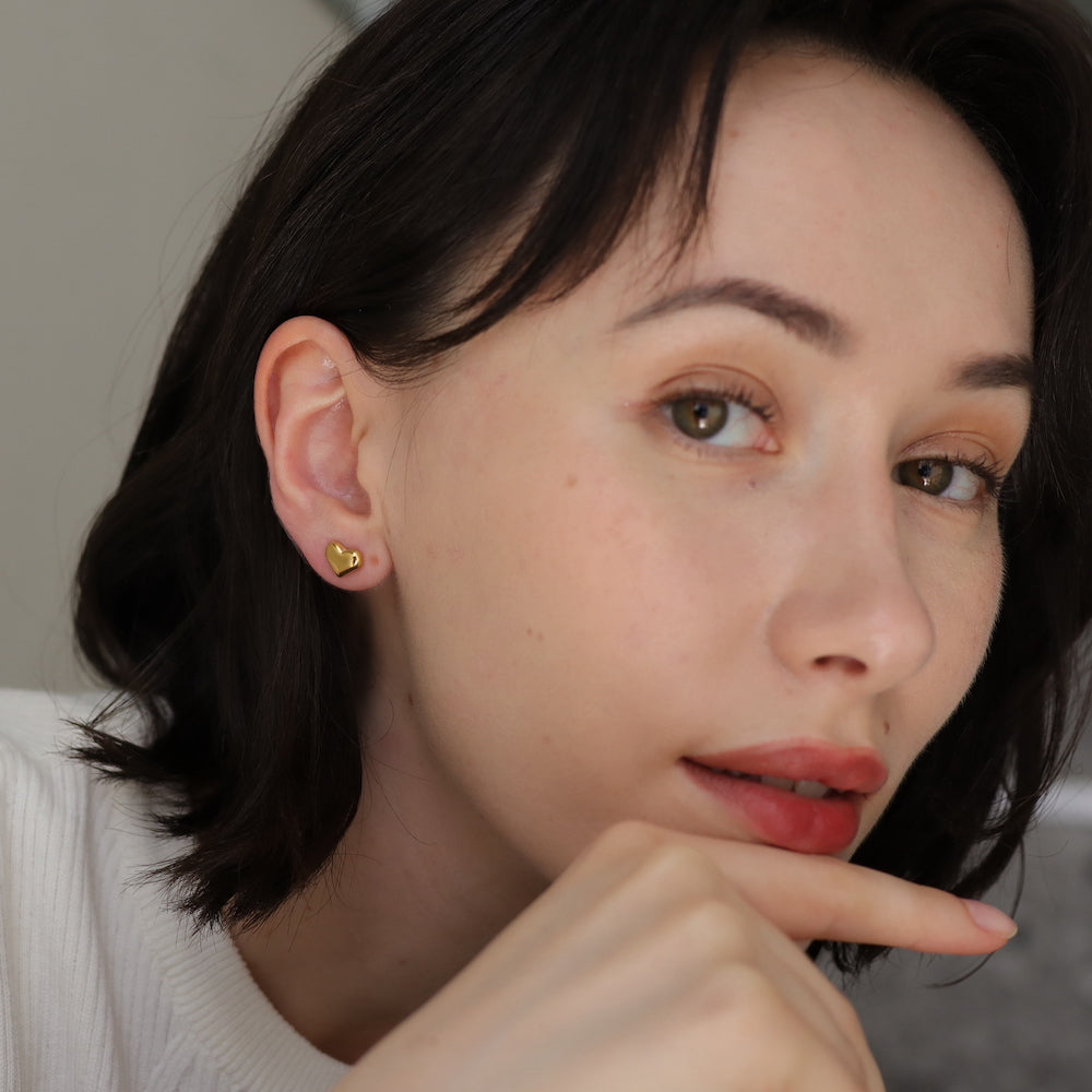 P072 stainless heart minimum pierce