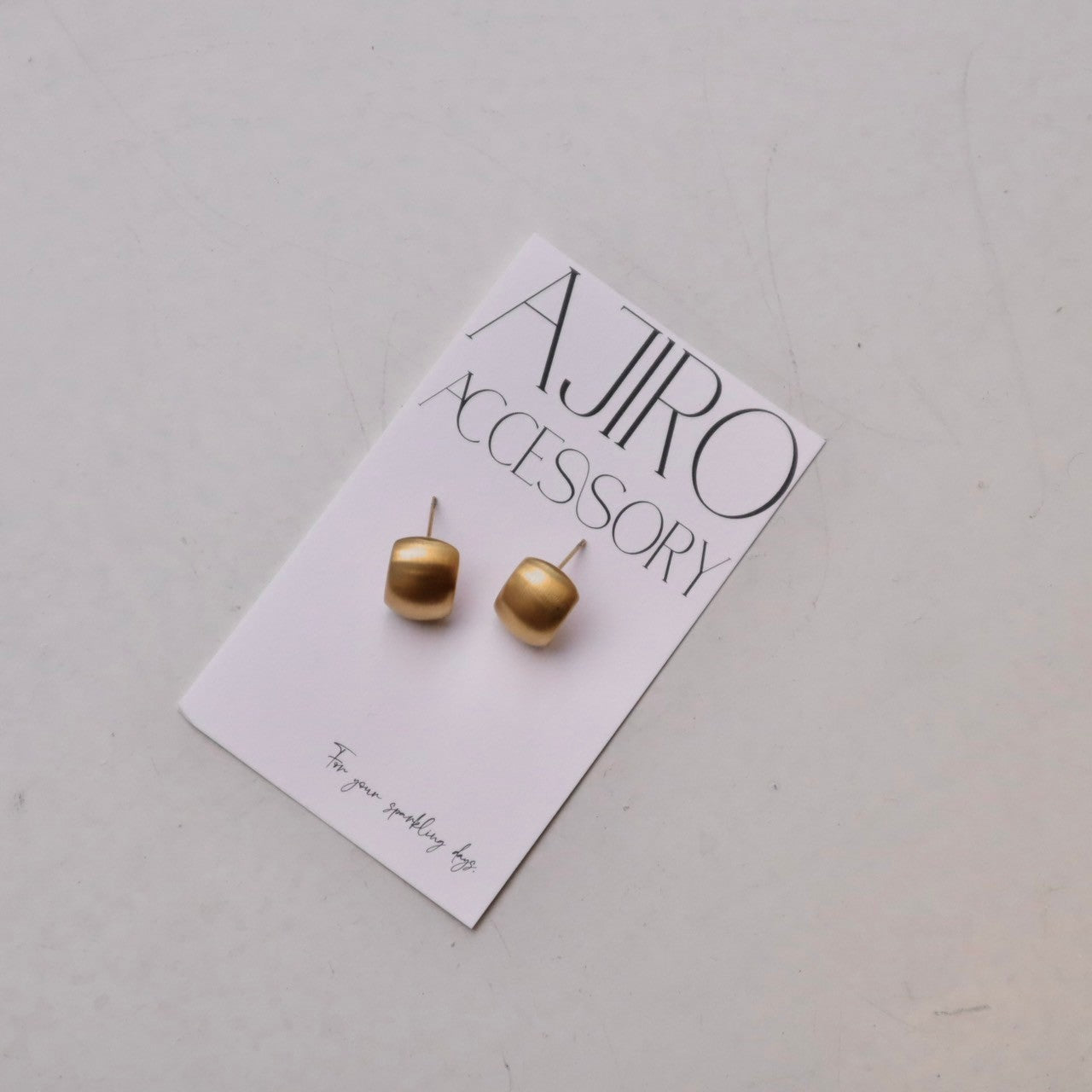 P137 stainless matte color beans pierce