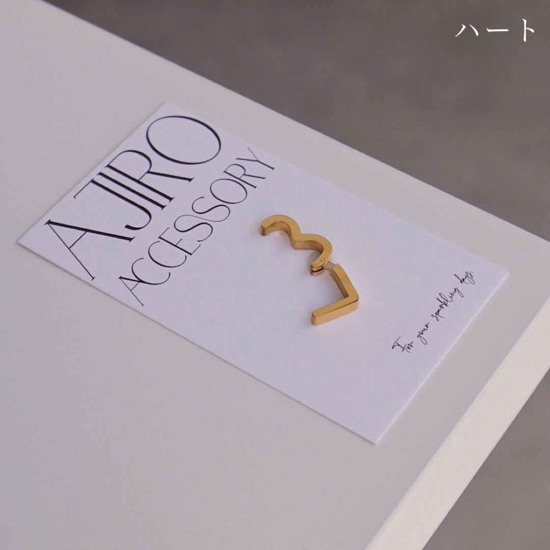 C004 stainless 5 types simple ear cuff