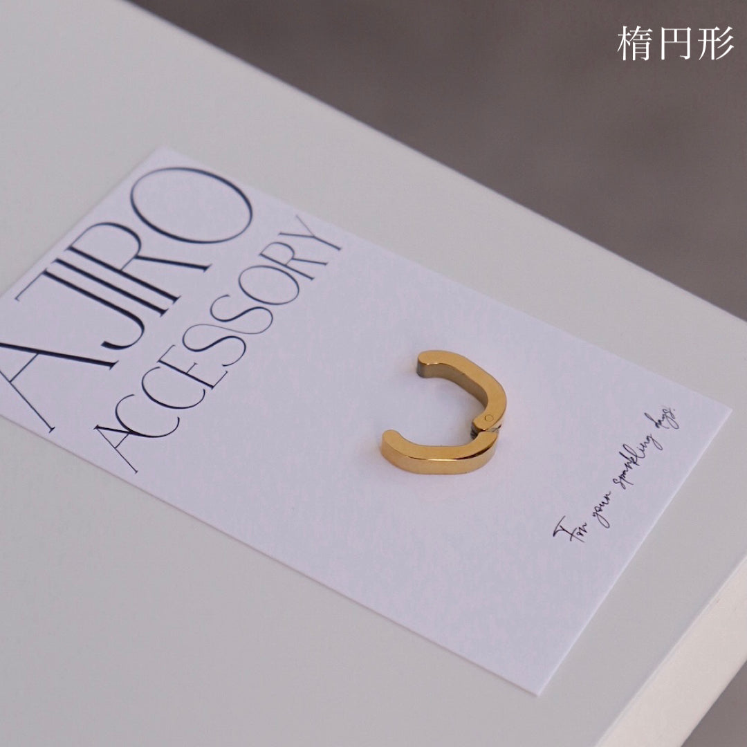 C004 stainless 5 types simple ear cuff