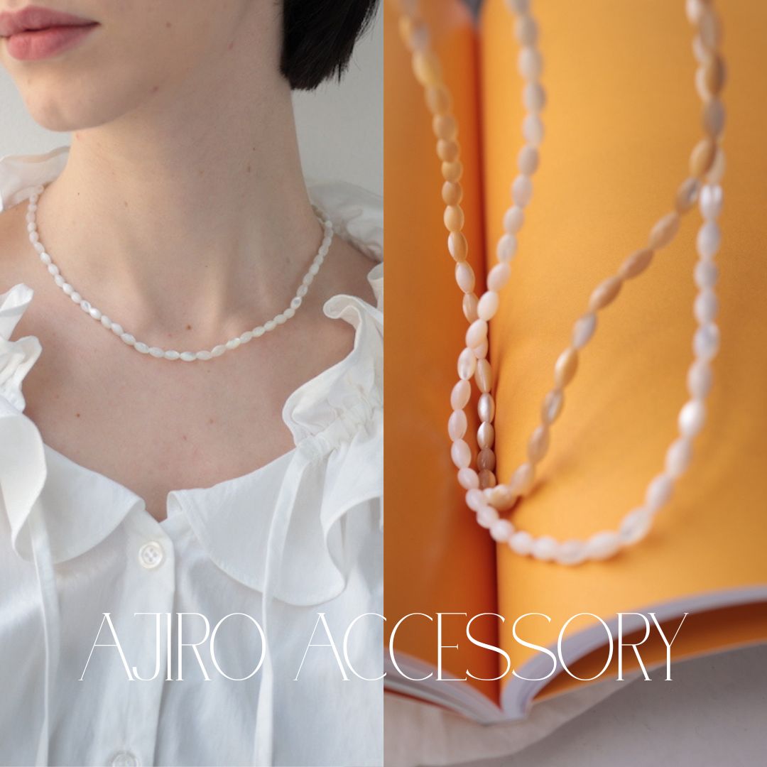 N234 stainless simple shell necklace