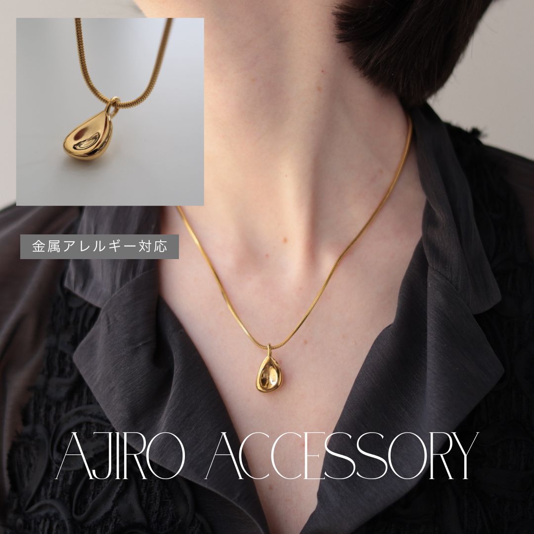 N193 stainless drop necklace