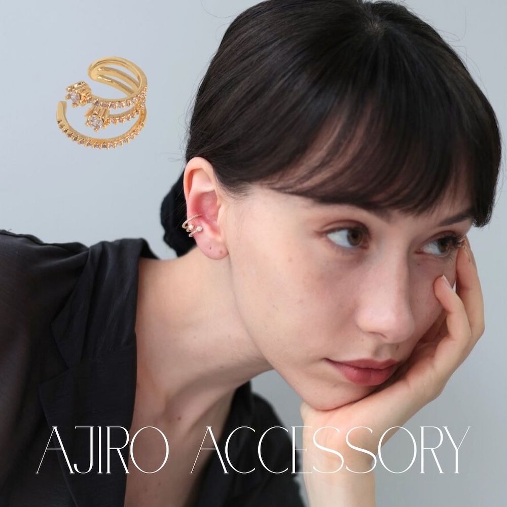C019 zirconia ear cuff