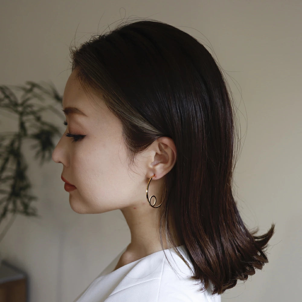 P250  stainless circle oversized pierce