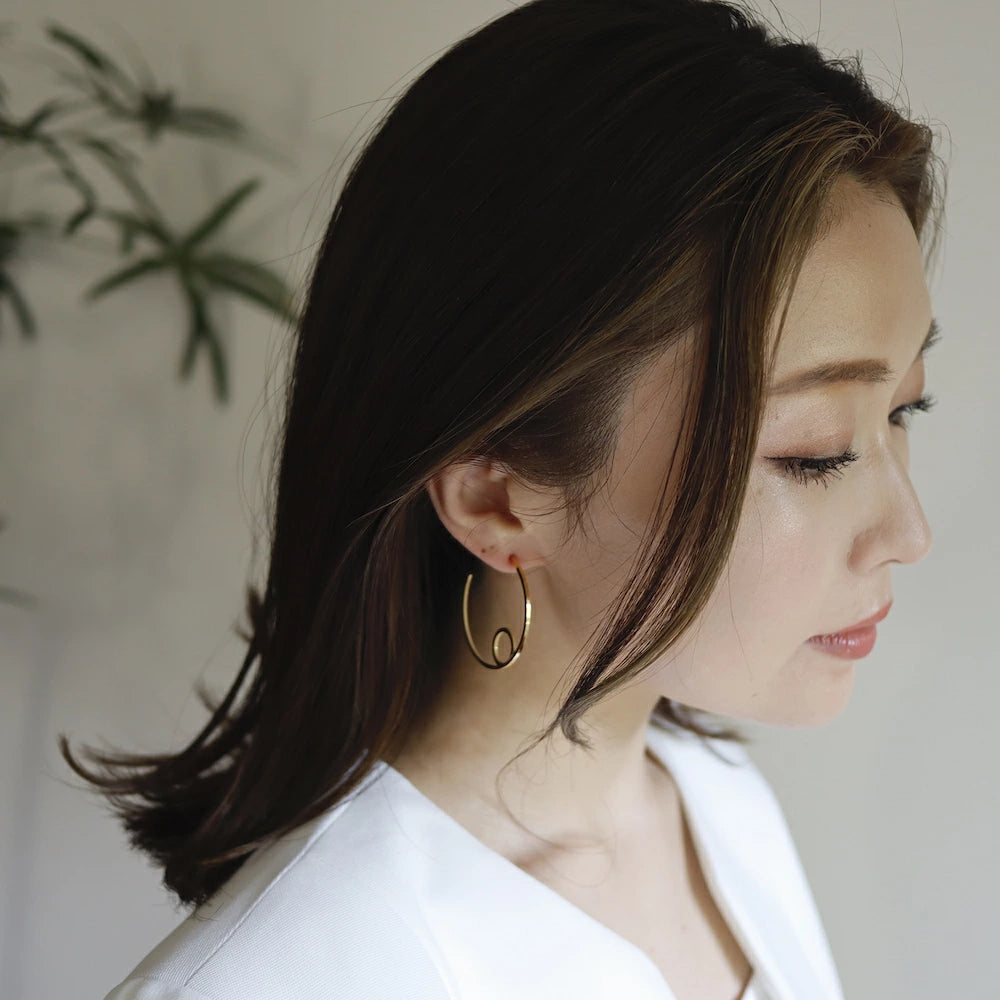 P250  stainless circle oversized pierce