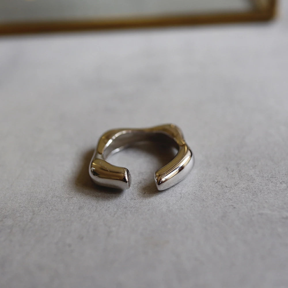 C103 silver925 volumy  earcuff ring