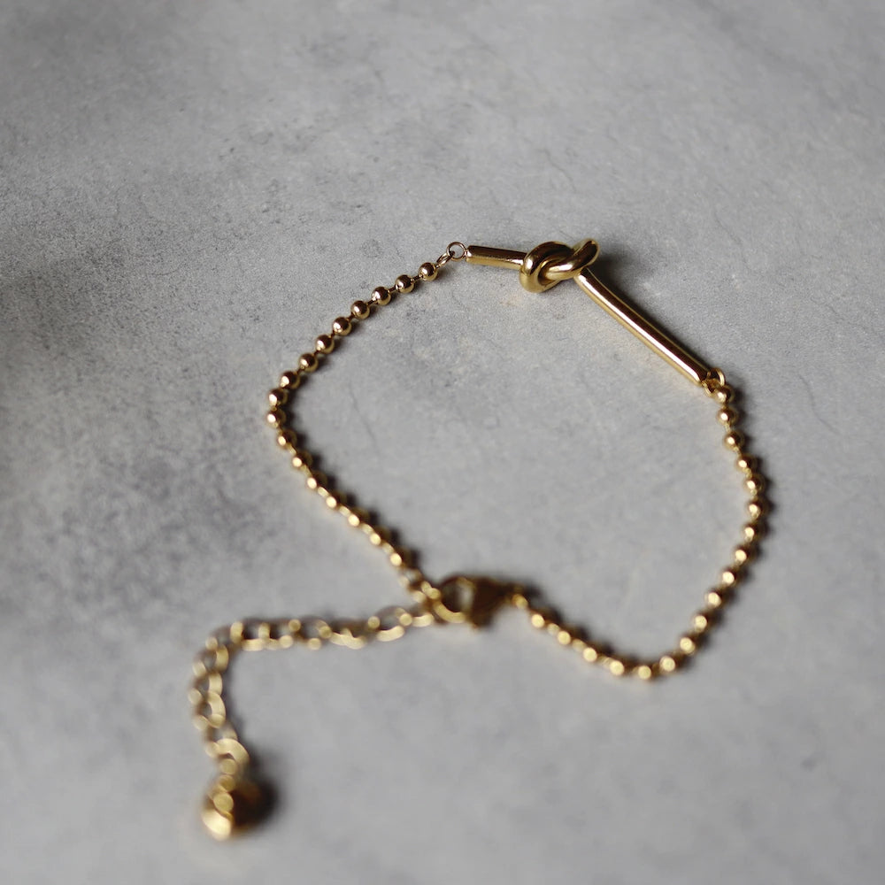 N090 stainless knot  bracelet