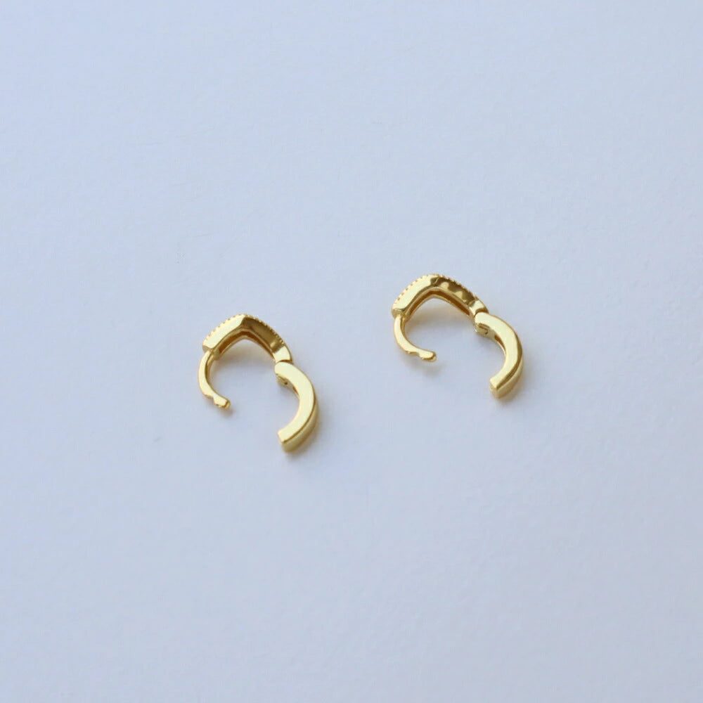 P348  silver925 v-shaped minimum hoop pierce