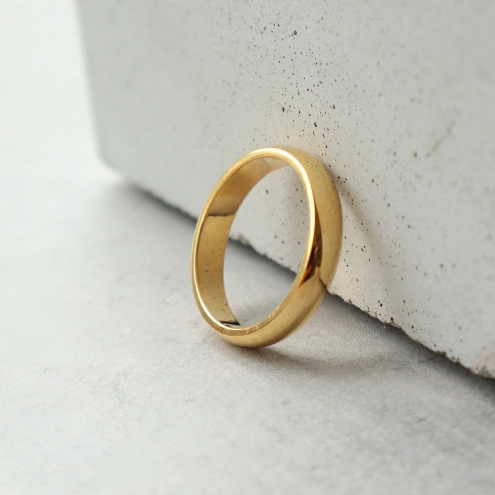 R100 stainless high dome ring | お財布にも、あなた自身にも優しいアクセサリーショップ