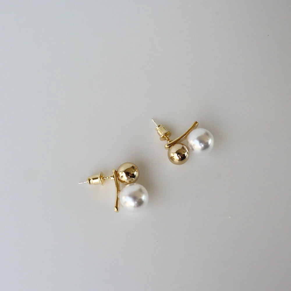 P350  gold metal ball pearl pierce