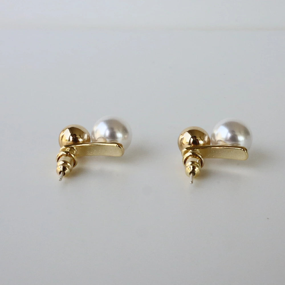 P350  gold metal ball pearl pierce