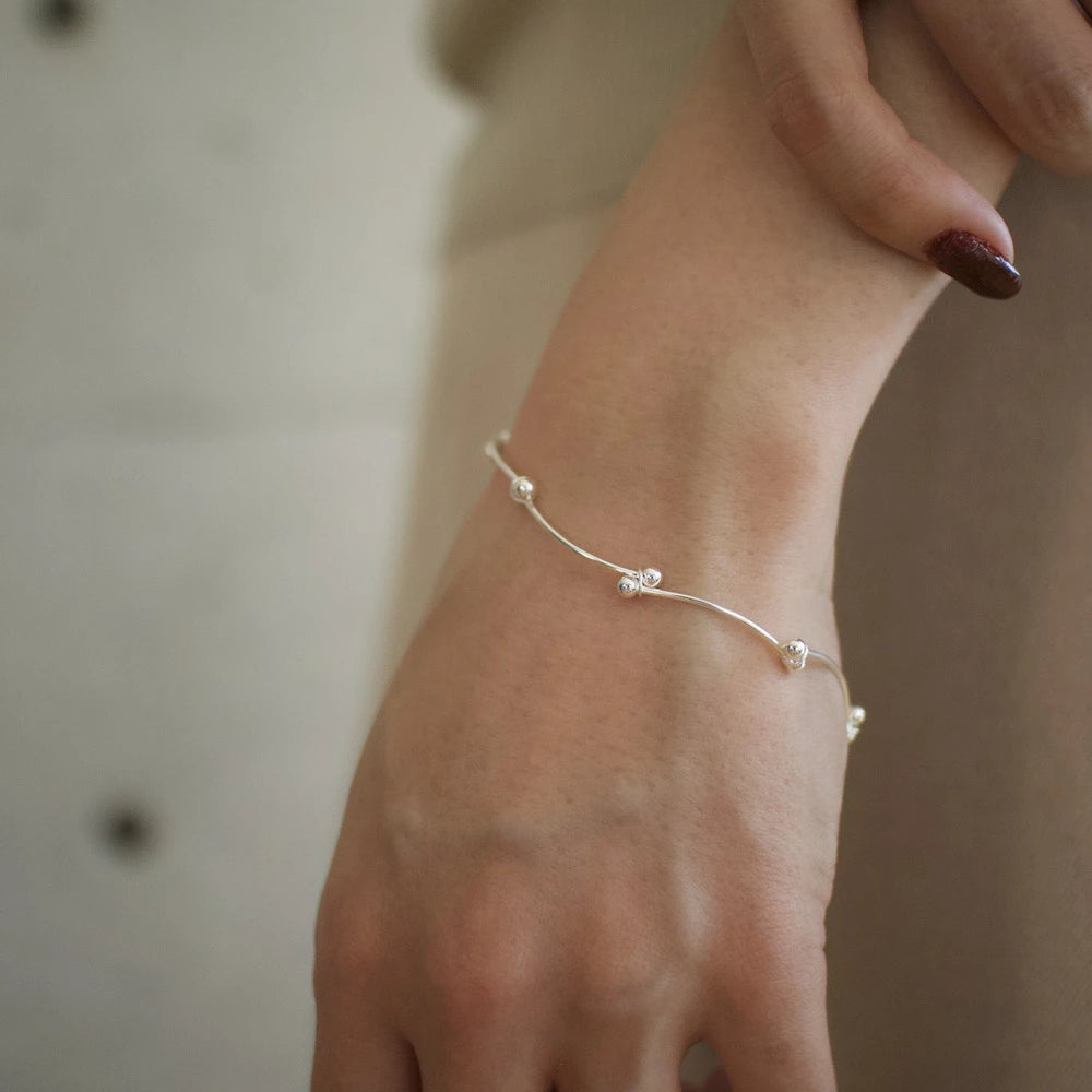 N157 silver925 connect  bracelet