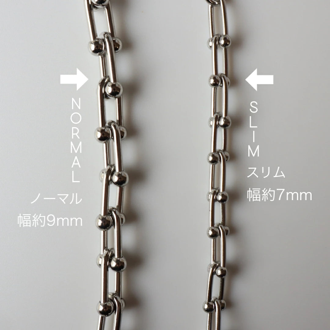 N101 stainless hard chain necklace