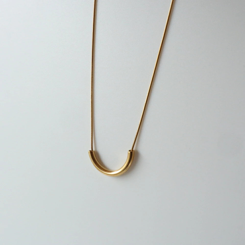 N057 stainless tube curve pendant